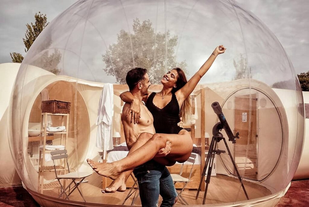 hoteles burbuja romanticos en españa